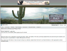 Tablet Screenshot of briarwoodplacehoa.com